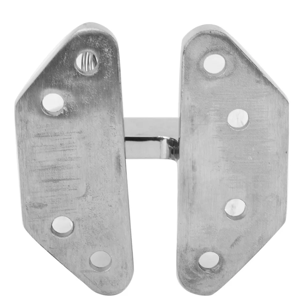 2pcs Sturdy 316 Stainless Steel Boat Hatch Hinge Polished Finish Marine Hinge Butterfly Shaped Strap Hinge Cabinets