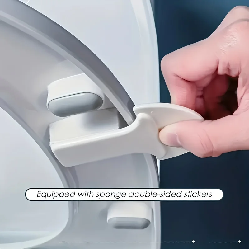 Convenient Toilet Seat Handle for Bathroom Use - Hands-free Portable Home Bathroom Accessory