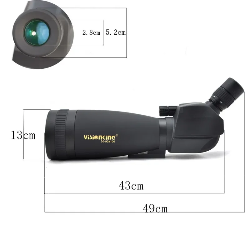 Visionking Potente cannocchiale Monoculare a lungo raggio Terrestre Telescopio astronomico Osservazione degli uccelli Campo di osservazione degli uccelli