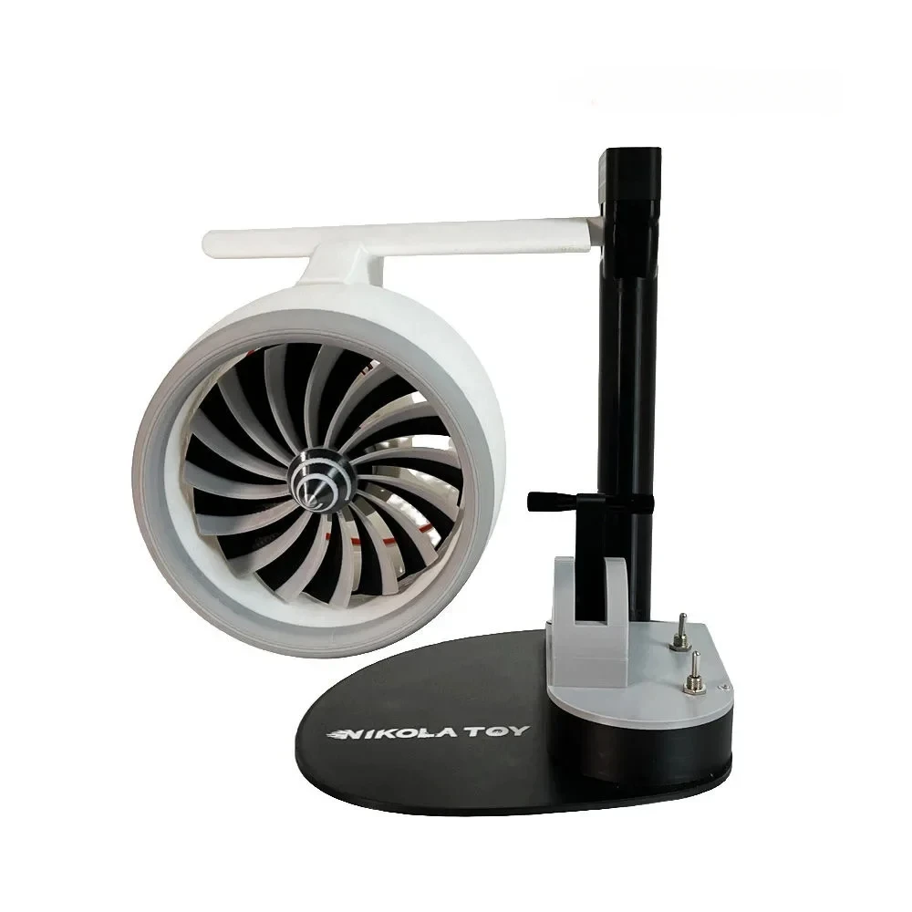 Desktop Turbofan Fan Gaming Room Ventilator Glowing Aircraft Propeller Design System Jet Turbo  Cool Cooling Ventilator 3D Print