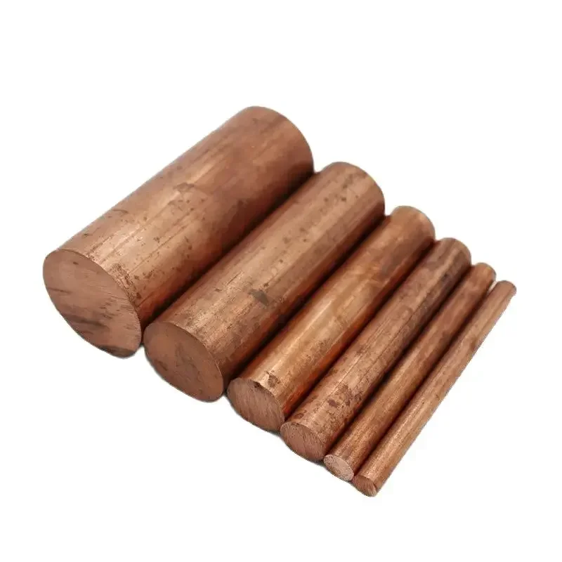 1pc Length 1m Copper Round Rod Bar Diameter 2 3 4 5 6 7 8 10 12 13 14 15 16 18 20 22 25 28 30 32 35 38 40 45 50 55 60mm