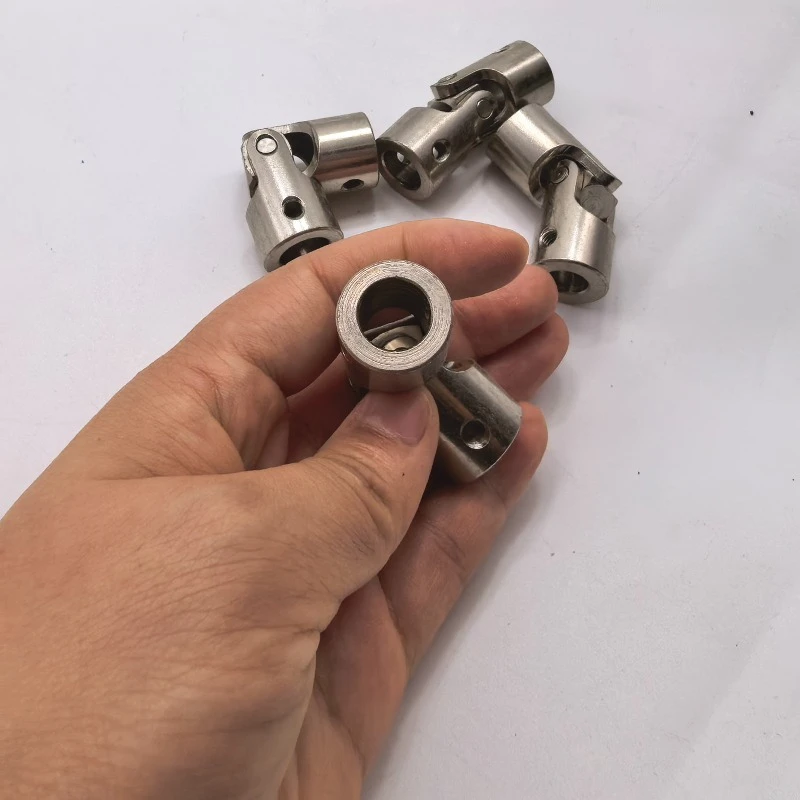 2pcs Metal Universal Joint Coupling Steering Gear Joint Car Cardan Joint Vehicle and Ship Model Accessories Shaft Coupler