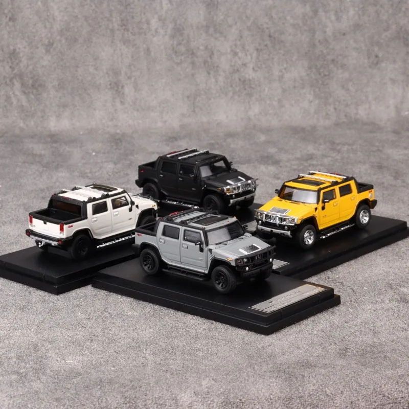 

LuLu Model 1:64 HUMMER H2 SUV off-road pickup Hummer die-cast simulation alloy car model, boys' toy, adult collectible ornament.
