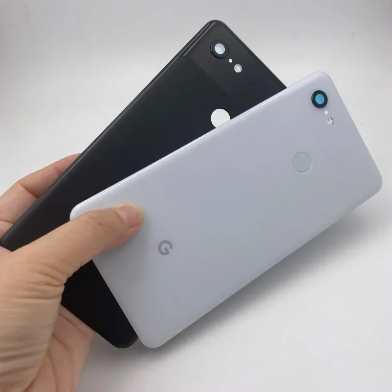 Battery Housing for Google Pixel 3 3XL Back Cover with Camera Lens Glass Back Door Rear Housing Replace