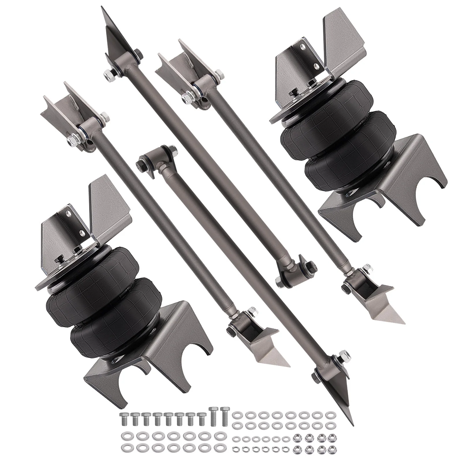 

Комплекты 4-звенных треугольных подвесных систем Weld On с креплениями для боковых рам 2500 Bags