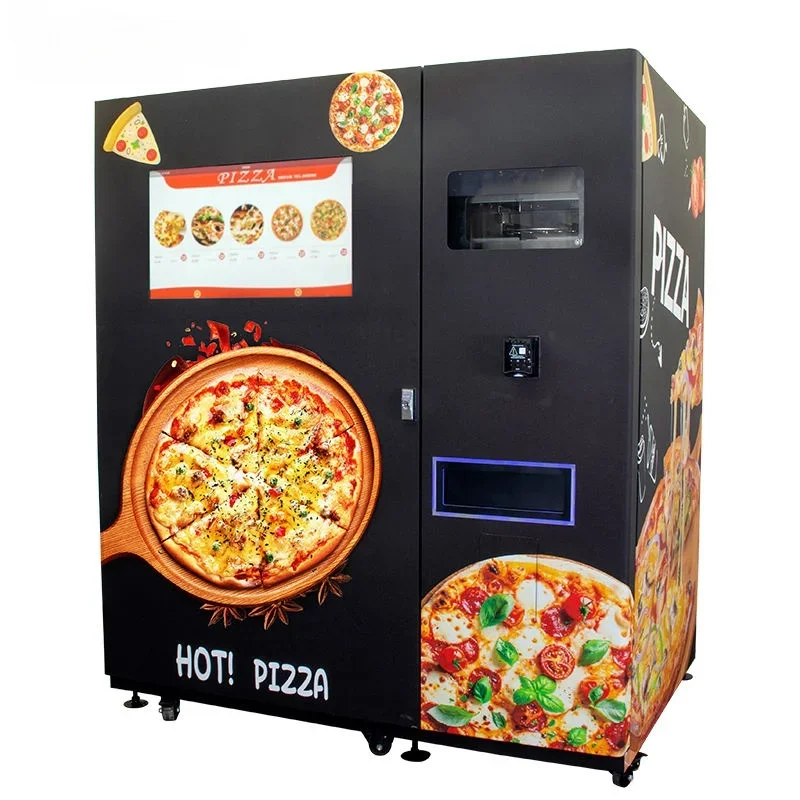 Customized Smart Touch Screen Self-Service Fast Food Making Vending Machine Fully Automatic Pizza Vending Machines For Sale No R