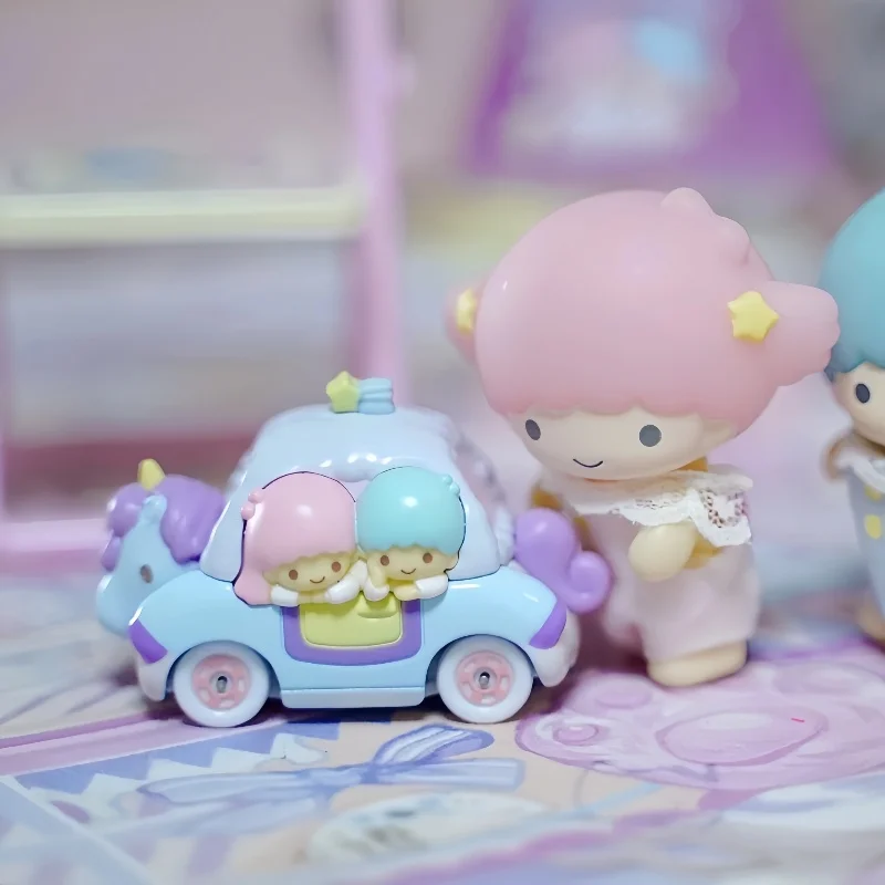

TOMY Alloy Car Model Toy Cartoon Fairy Double Star Princess Pink Ladies Vehicle Collectible Figurine Non-Remote Control Model