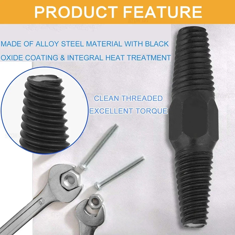 Heavy Duty Professional Plumbing Repair Faucet Break Removal Tool Drill Bit Extractor Waste Water Line