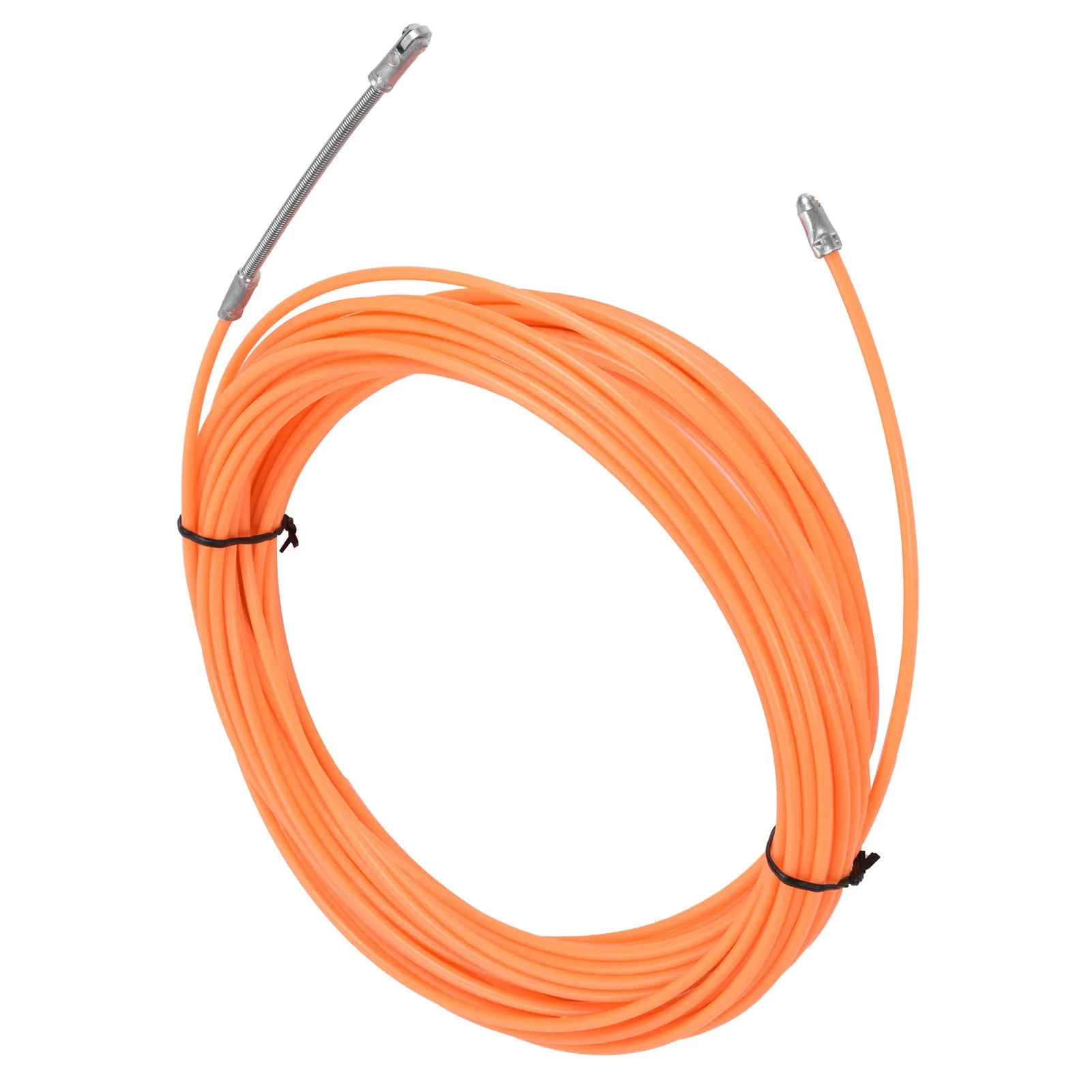 20 M/65.6ft ผ่าน Wall Wire Threader Wire PULLER Threading เครื่องมือสาย Fastener Wire PULLER สีส้มสาย Fastener Wire PULLER