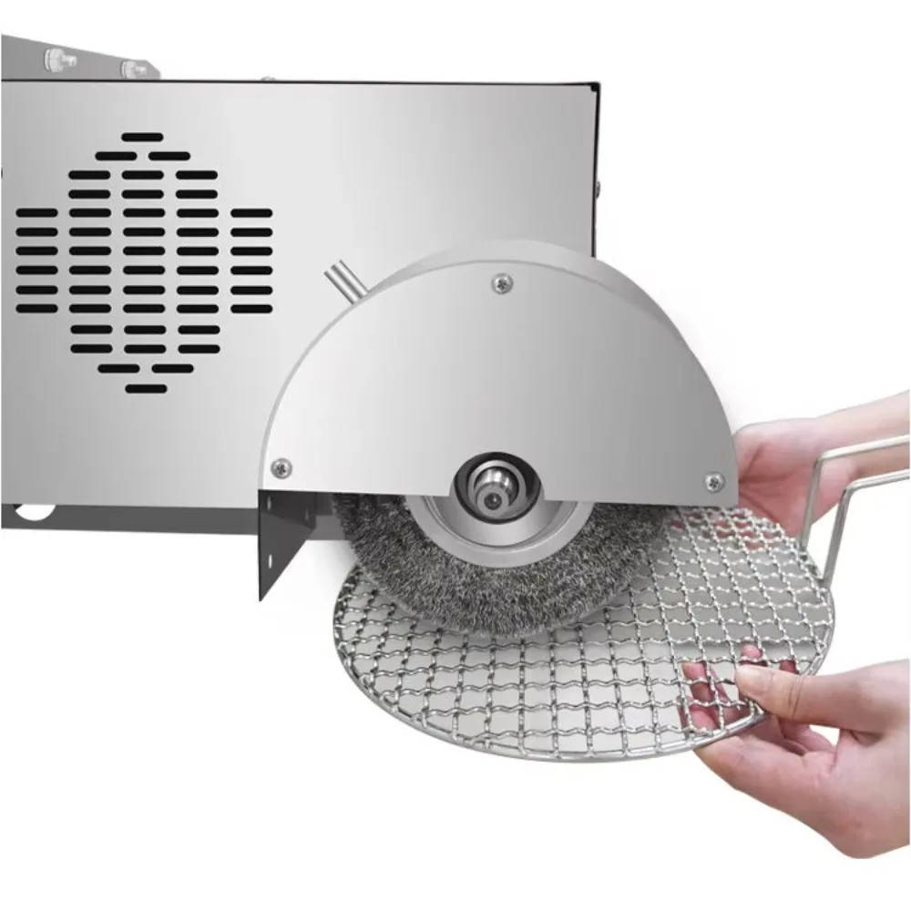 High speed barbecue mesh wall mounted cleaning machine suitable for Korean restaurant charcoal barbecue grills