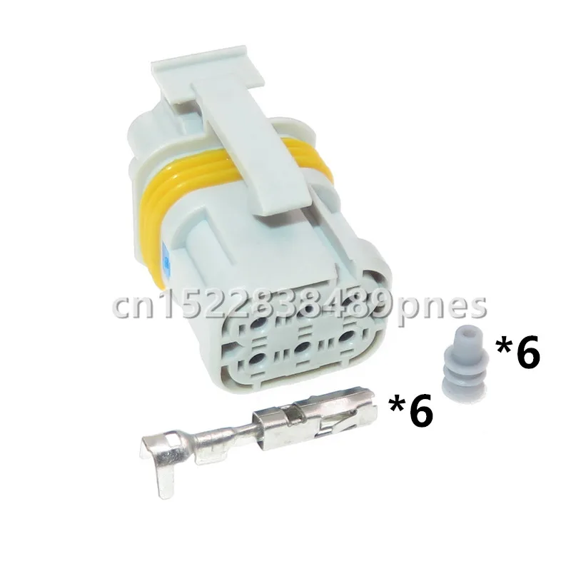 6 Pole 1.5 Series Automobile Plastic Housing Electric Wiring Connector Car Modification Accessories Socket