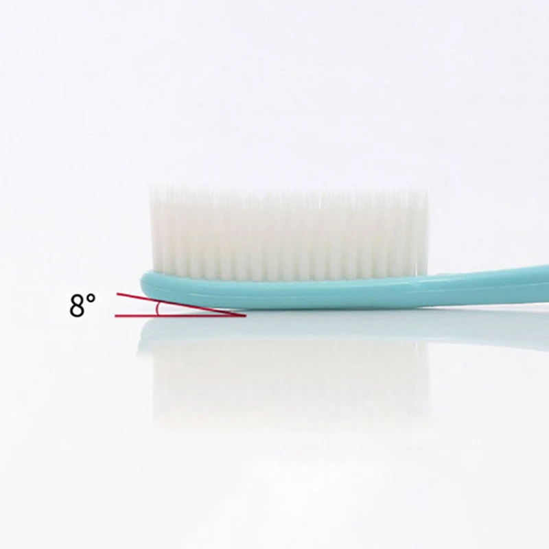 ⭐ حار ❗   1 قطعة فرشاة أسنان كبيرة الرأس فرشاة أسنان مع حقيبة سفر الكبار الفحم القابلة للتحلل صحة الفم تنظيف لون عشوائي