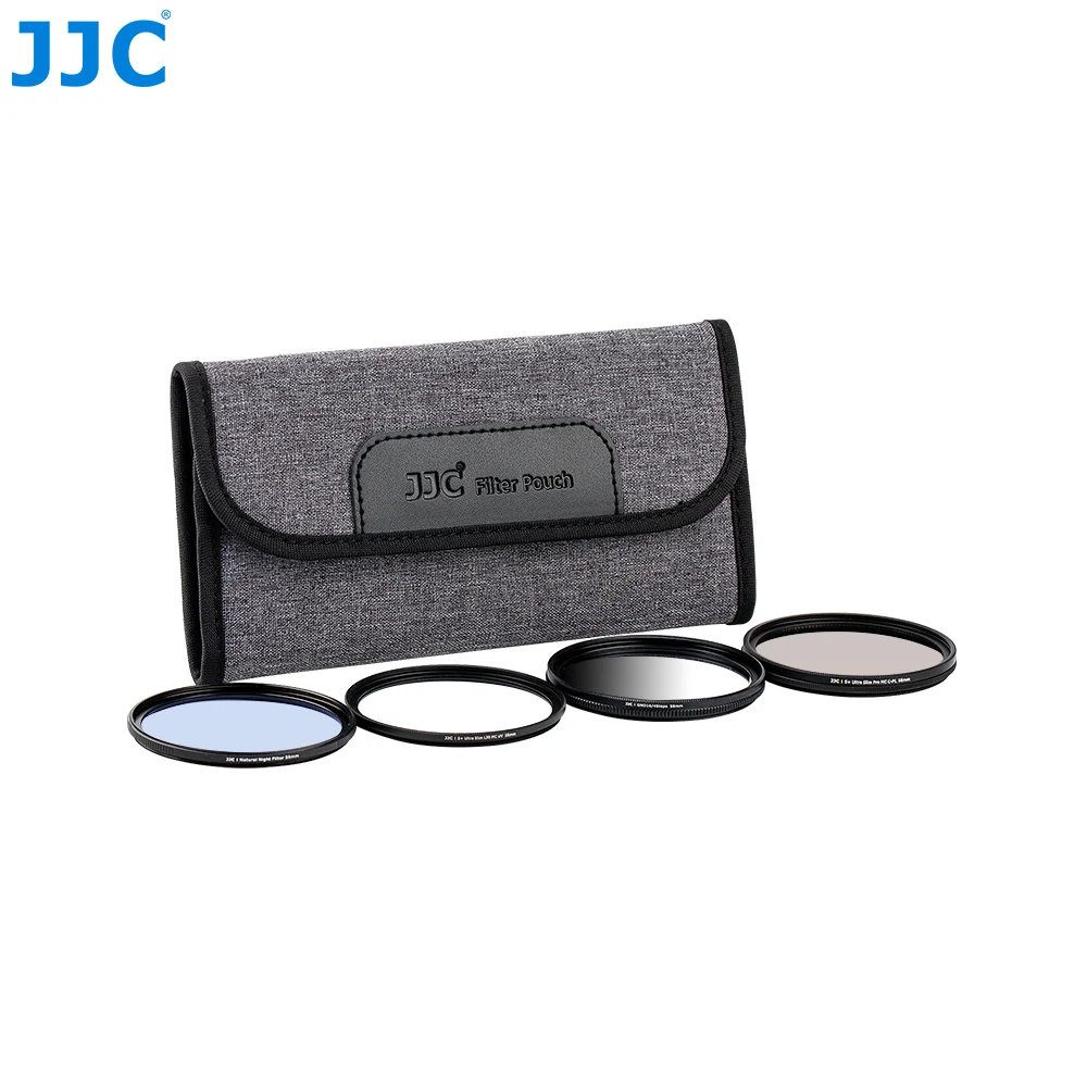 JJC Camera Lens Filter Bag for Filter Up to 37mm 40.5mm 43mm 46mm 49mm 52mm 55mm 58mm 62mm 67mm 72mm 77mm 77mm 82mm Filter Bag