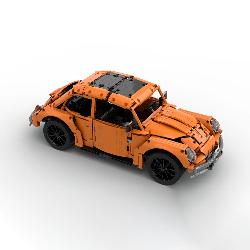 1568 pièces MOC VW Beetle B modèle blocs de Construction techniques jouet Construction bricolage idée créative éducation brique cadeau de noël enfants