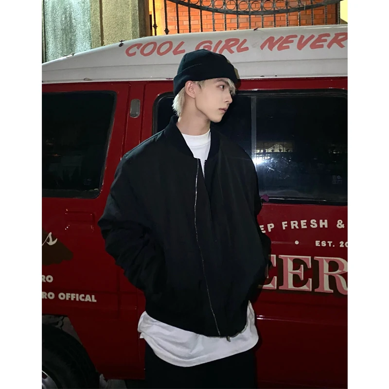 

American Sle MA Pilot Jaet Men's ort Baseball Collar Coat CleanFit High Street Cool Autumn Winter Faion Youth