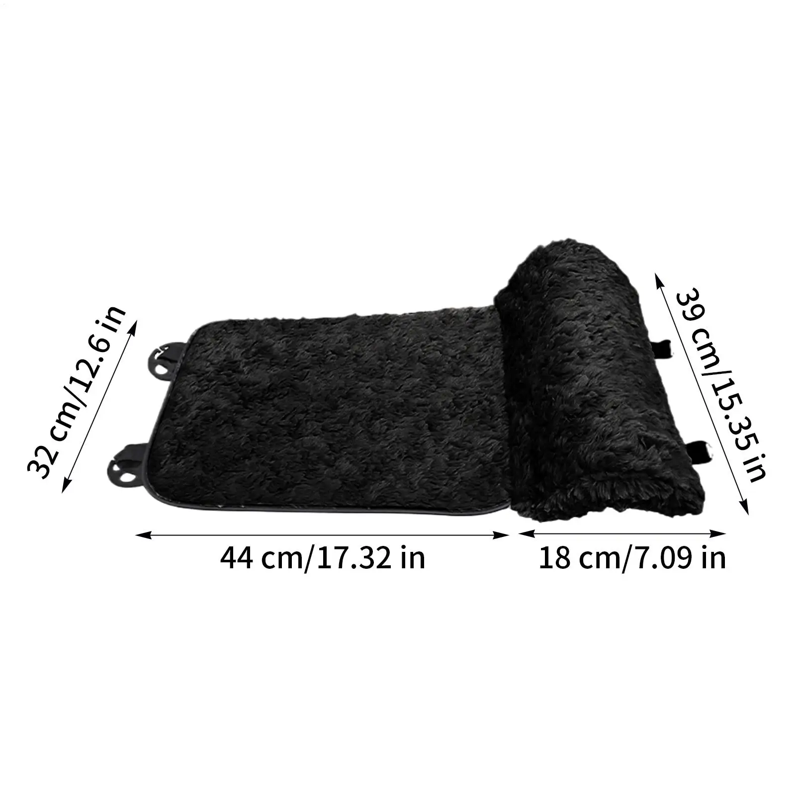 Car Seat Covers Soft Warm Plush Ergonomic Cushion Car Cushion Seat For Family Driving Automotive Indoor Outdoor Winter Vehicle - view 6