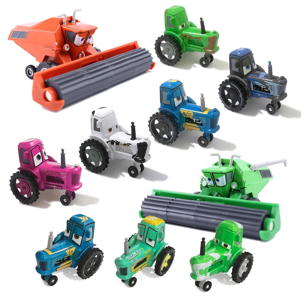 Cars 2 Cars 3 Toy Cars Harvester Frank Tractor Chewall Farmland Guardian Alloy Diecasting Car Model Toy Child Christmas Gifts