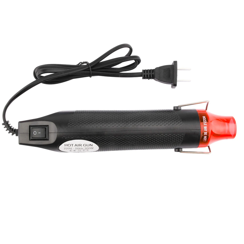 DIY Using Heat Gun Electric Power Hot Hair Dryer Soldering Wrap Blower Heater Shrink Plastic Heat Gun Repair Tool