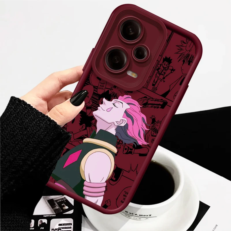 Anime Killua Hunter X Hunter Eye Ladder For Xiaomi Redmi Note 13 12 12C 11 11S 10 10C 10A 9C 9A Pro 5G Soft Phone Case