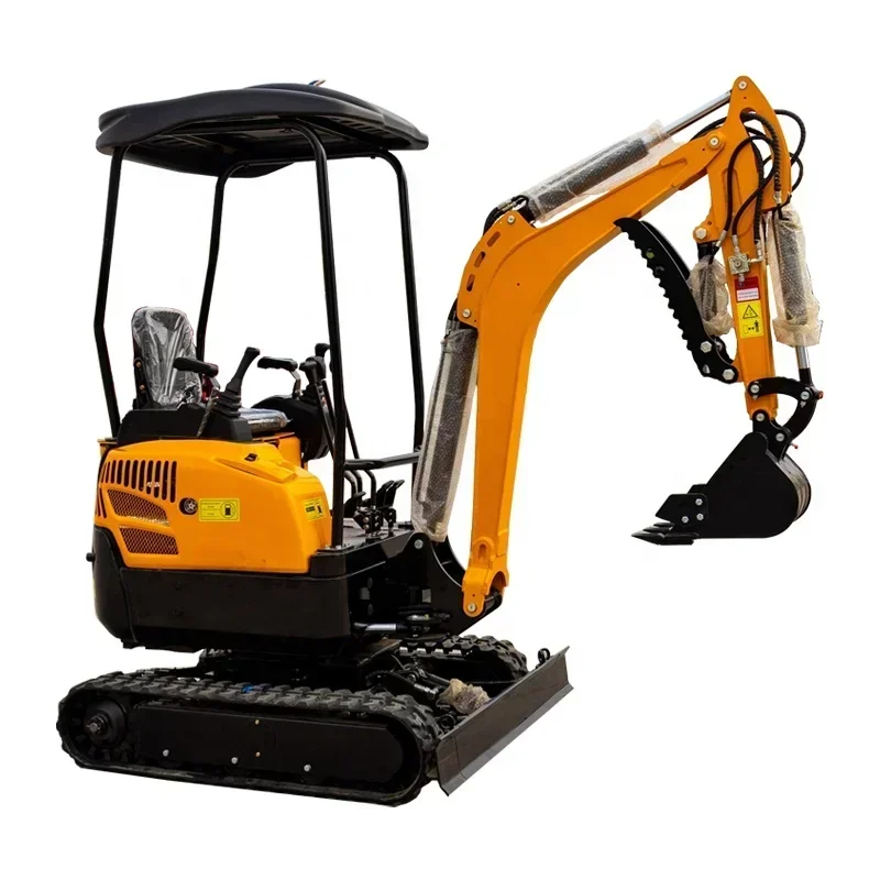 Entrega gratuita de miniexcavadora de 3,5 toneladas, excavadora con motor Kubota EPA/CE de 1 tonelada y 2 toneladas, miniexcavadora pequeña china