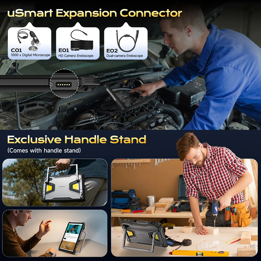 Ulefone Armor Pad 5 Ultra Rugged Tablet Portable Projector 200LM 24200mAh Battery 12GB+512GB 11