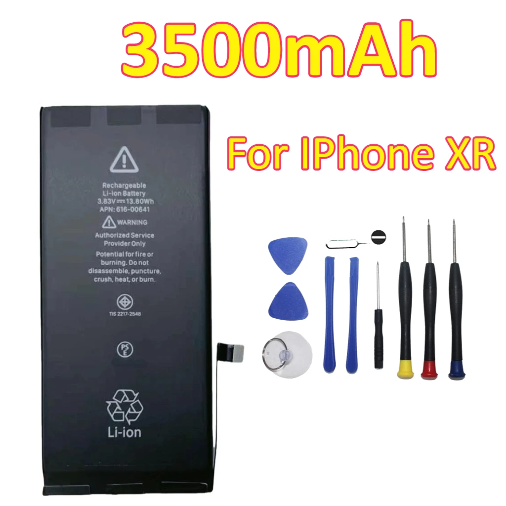 3100mAh 3500mAh 3300mAh 3600mAh Replacement Battery For IPhone X XR XS XS Max Mobile Phone Battery +Tools