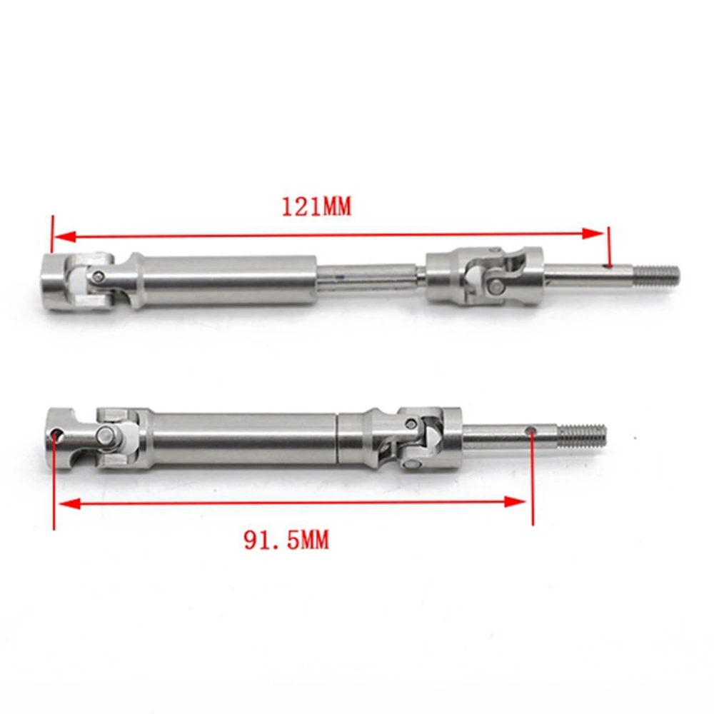 Roestvrijstalen Vooras En Achterste Aandrijfas Voor 1/10 Traxxas 2wd Slash Stormloop Rustler F-150 Upgrade-Onderdelen