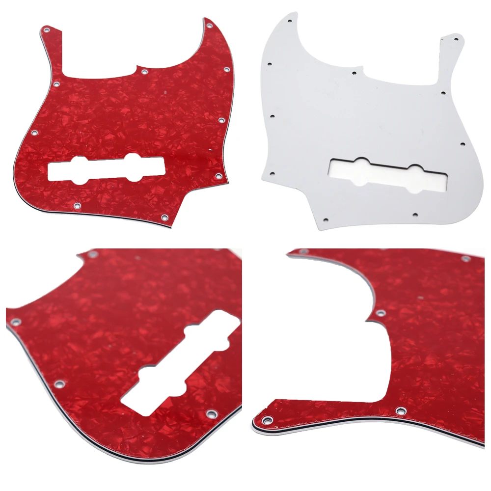 1 Stücke Gitarre Schlagbrett 3 Ply Jazz Bass JB 5 String Schlagbrett Für JB Bass Gitarre mit 10 stücke Schraube – Detail 9
