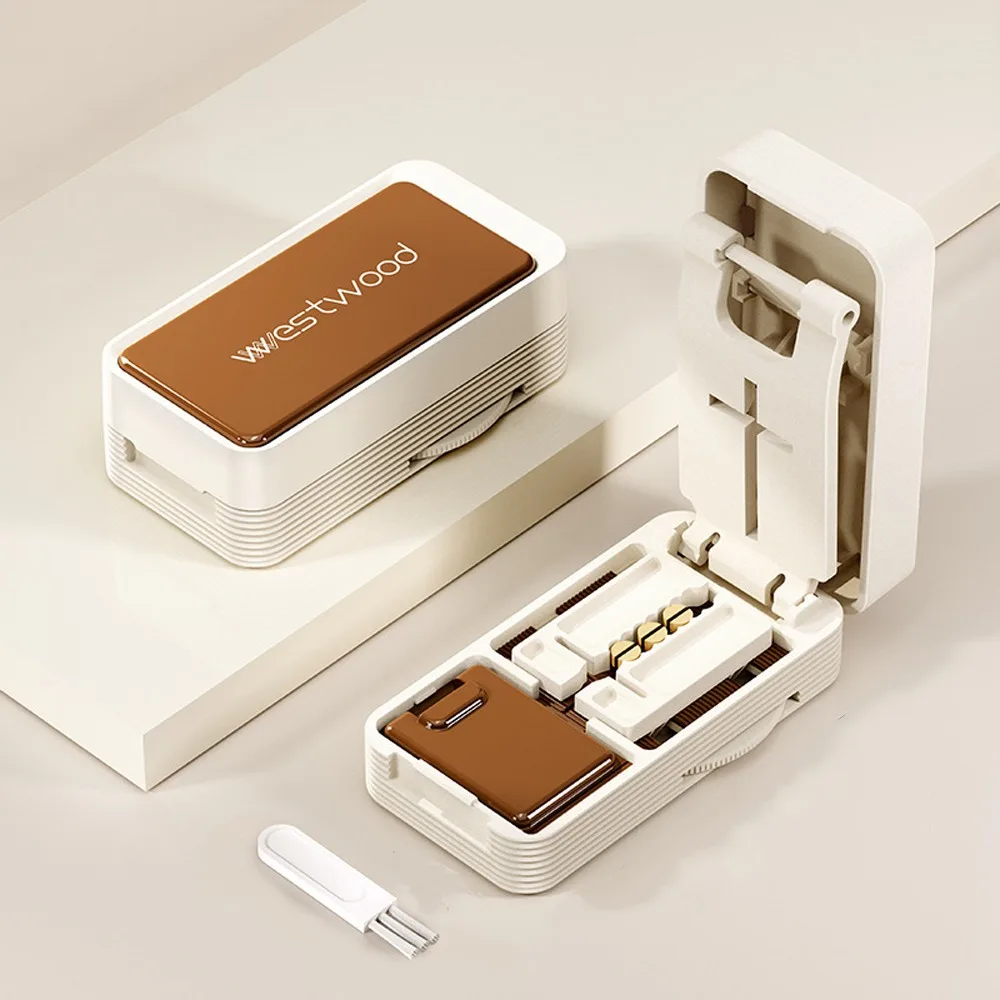 

Pill Crusher Dustproof Pill Cutter Box Portable Multifuctional Pill Dispenser Precisely Pill Storage Box Tablet Separators