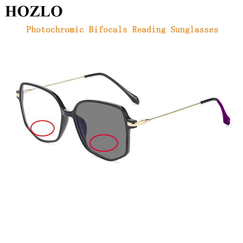 

Unisex Photochromic Bifocals Reading Glasses for Women Men Look Near Far Presbyopia Eyeglasses Magnifier Old Man Gift Spectacles