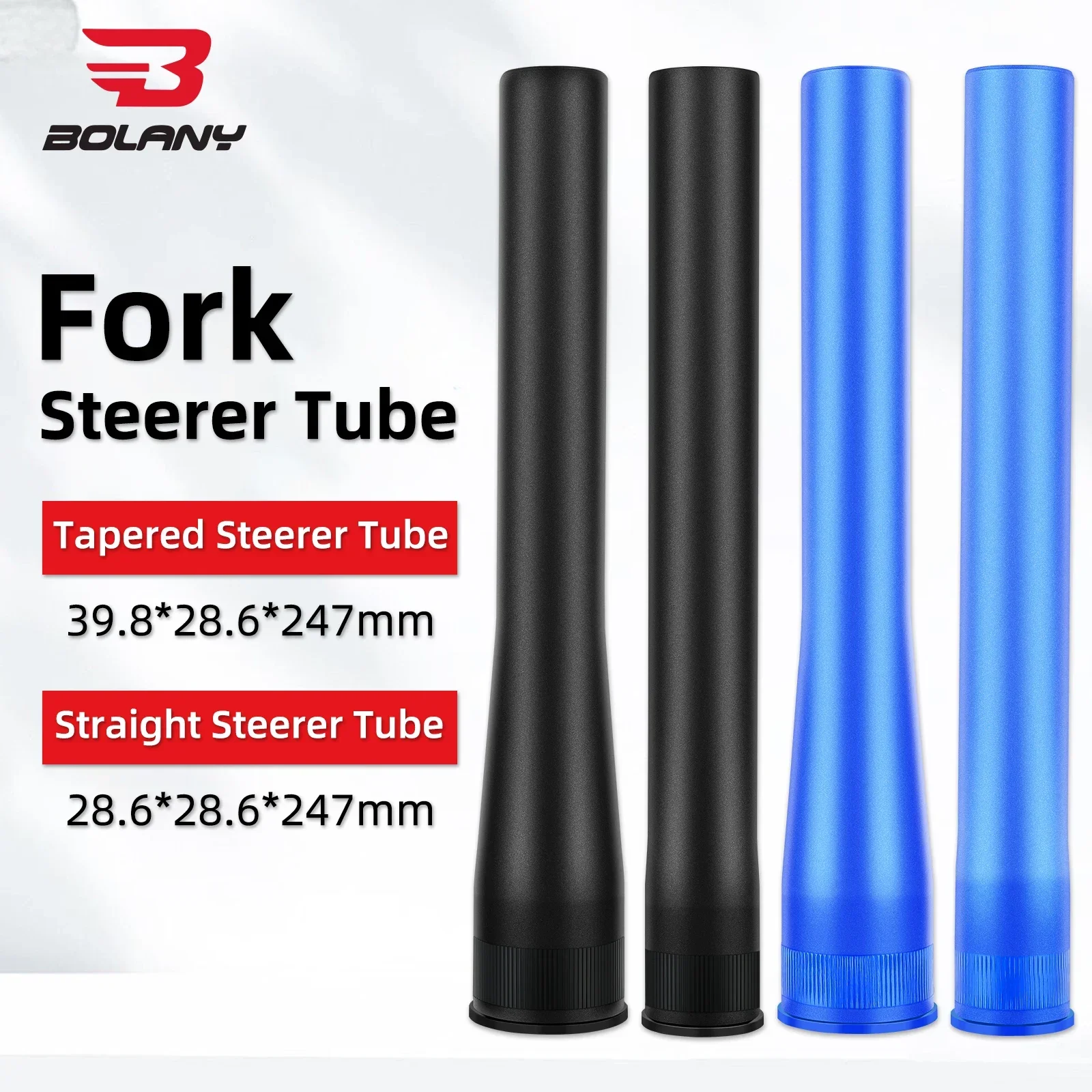 AliExpress BOLANY Hydraulic Air Fork Steerer Tube 39.8/28.6mm Tapered Straight Replacement Head MTB Road Bike