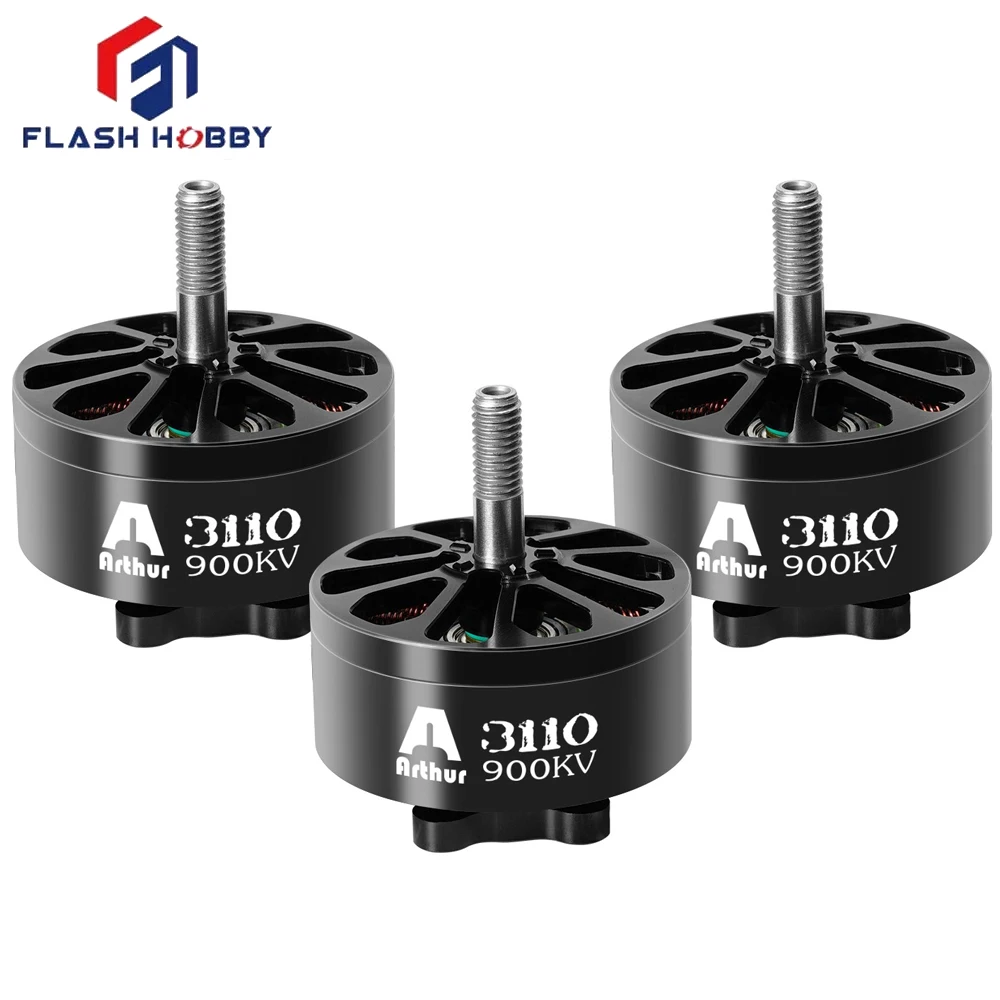 

4pcs/lot FlashHobby Arthur A3110 3110 KV900 6S 1275W Brushless Motor For RC FPV Drone