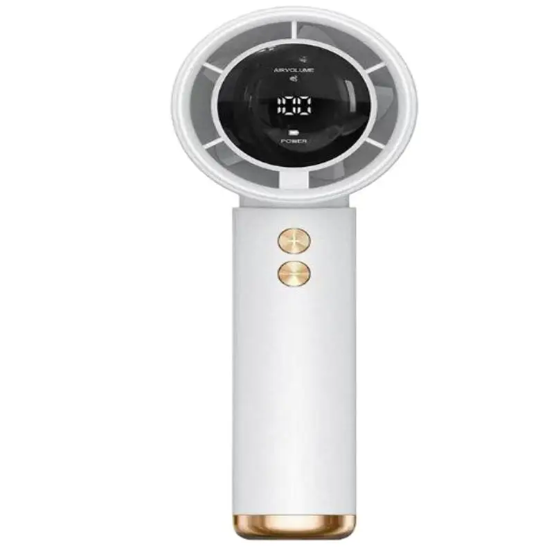 N68 Portable 0-100 Level Speed Adjustment Handheld Desktop Rechargeable Mini Turbo Fan D-733▪