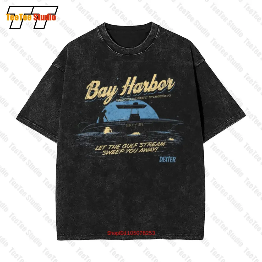 Dexter Moonlight Fishing Tv Show Vintage Golf Wear  T-Shirt 4BQ3 Short Sleeve Tee