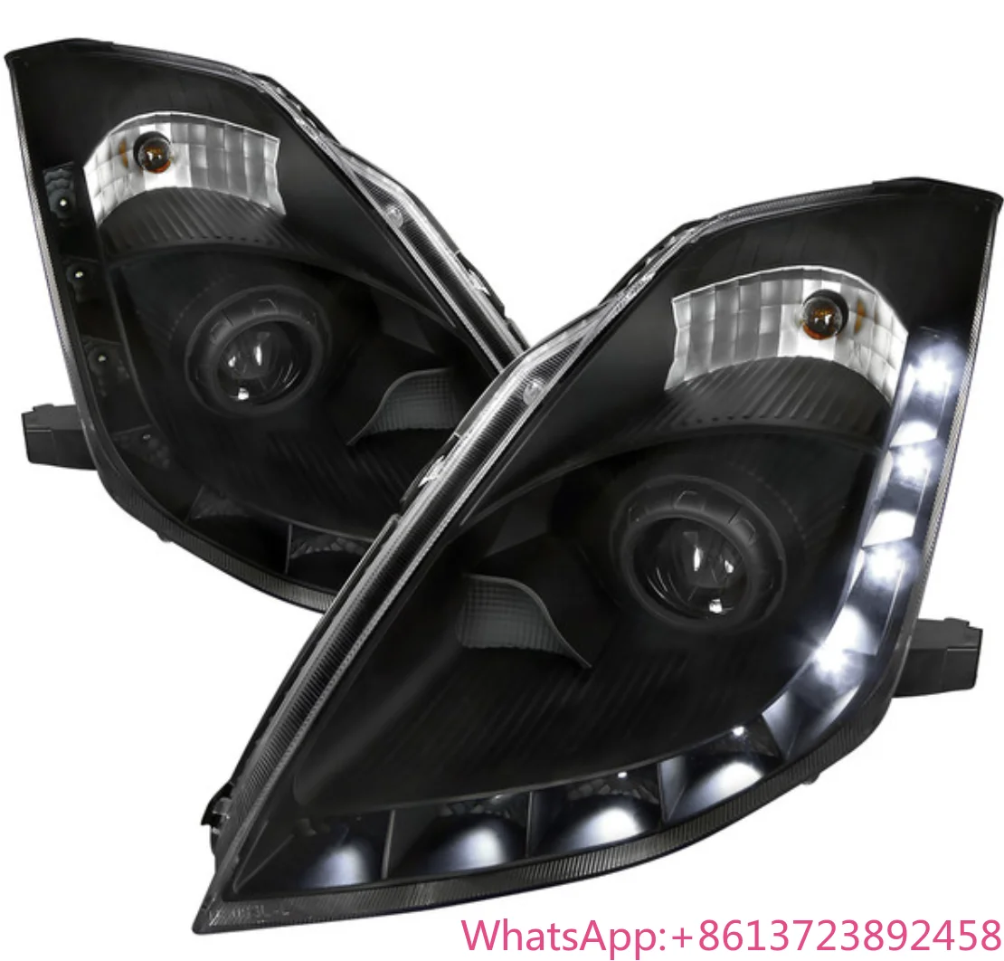 

Hot-selling Front light SMD LED Light Strip Projector Headlights FOR 2006-2009 Nissan 350Z (Black Housing/Clear Lens)