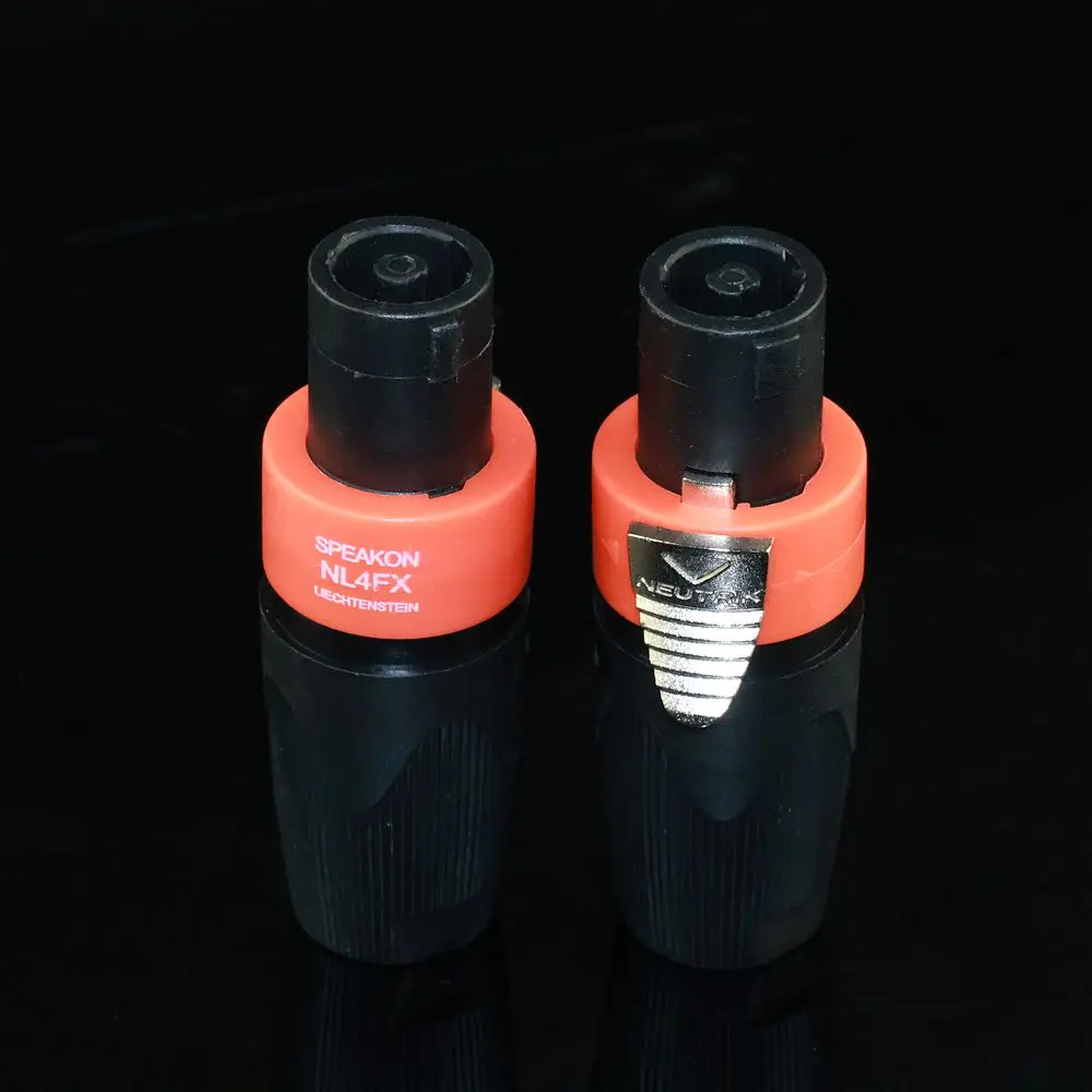 Original Swiss NEUTRIK NL4FX 4 Pole Speakon Connector Female Audio Speaker Plug Professional 4-Core Loudspeaker Cable Connector