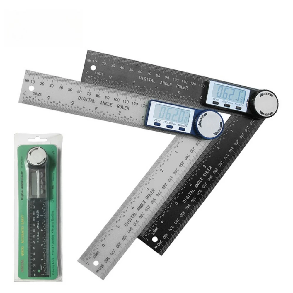 Electronic Goniometer Digital Protractor Angle Measurement Tool Multi Angle Ruler Woodworking 360° Finder Gauge