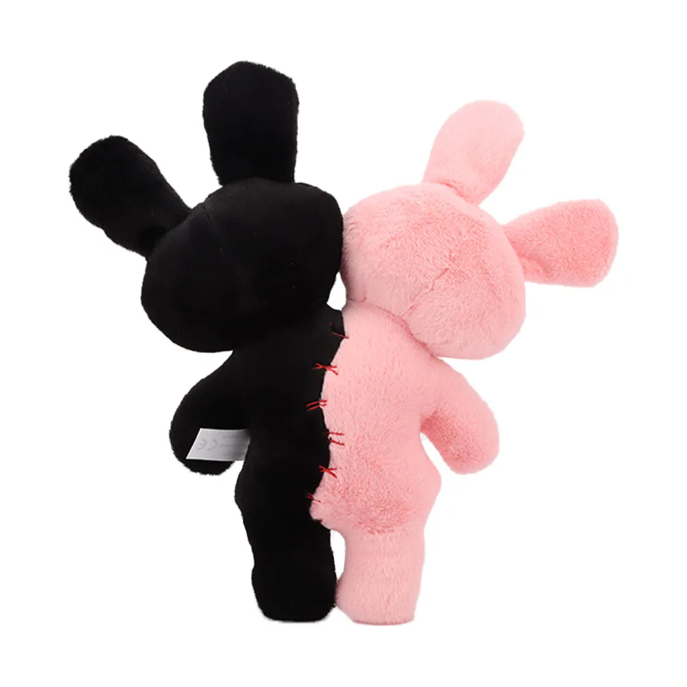 Terrifying-Gothic horror double-headed Skull Rabbit plush Stuffed animal Rabbit plush toy Halloween Decoration Gift for kids