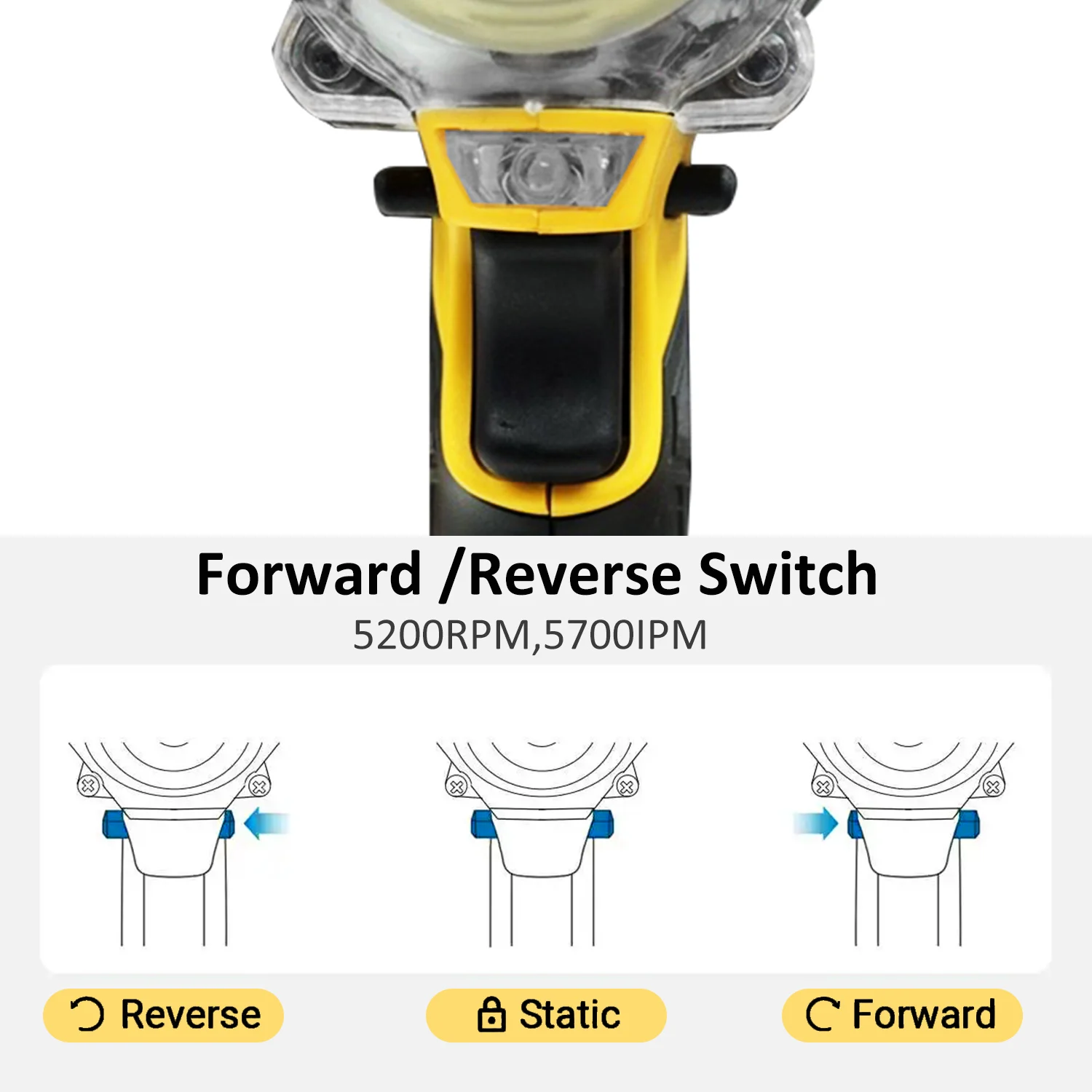 TKCB-llave de impacto eléctrica sin escobillas 520n. M, llave de tubo inalámbrica de 1/2 pulgadas, herramientas eléctricas recargables para batería