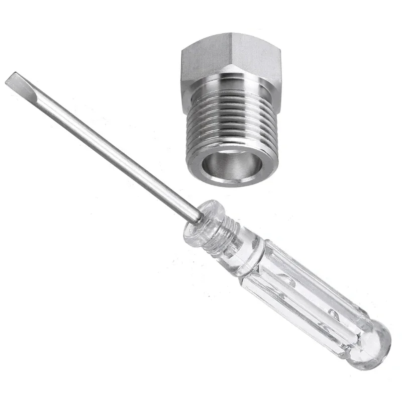 1pc New CO2 Adapter For Pressure Reducer From Reusable To Disposable Bottle M10x1 Inert Gas for Protective Gas Disposable Bottle
