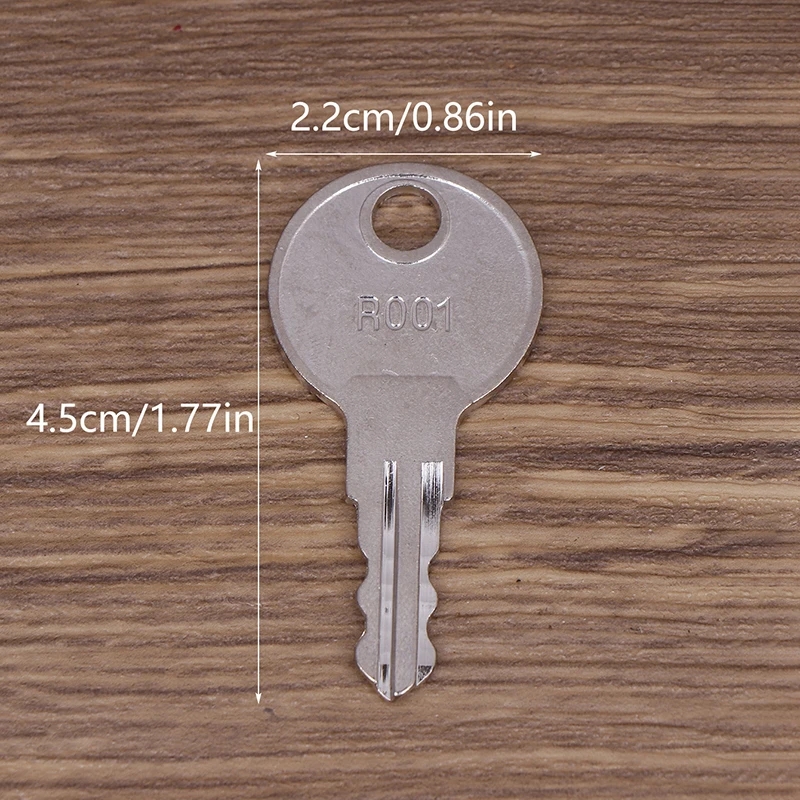 6 uds R001 llave RV llaves de Camper compatibles con puerta de equipaje RV puerta del compartimento 230012 adecuada para RV