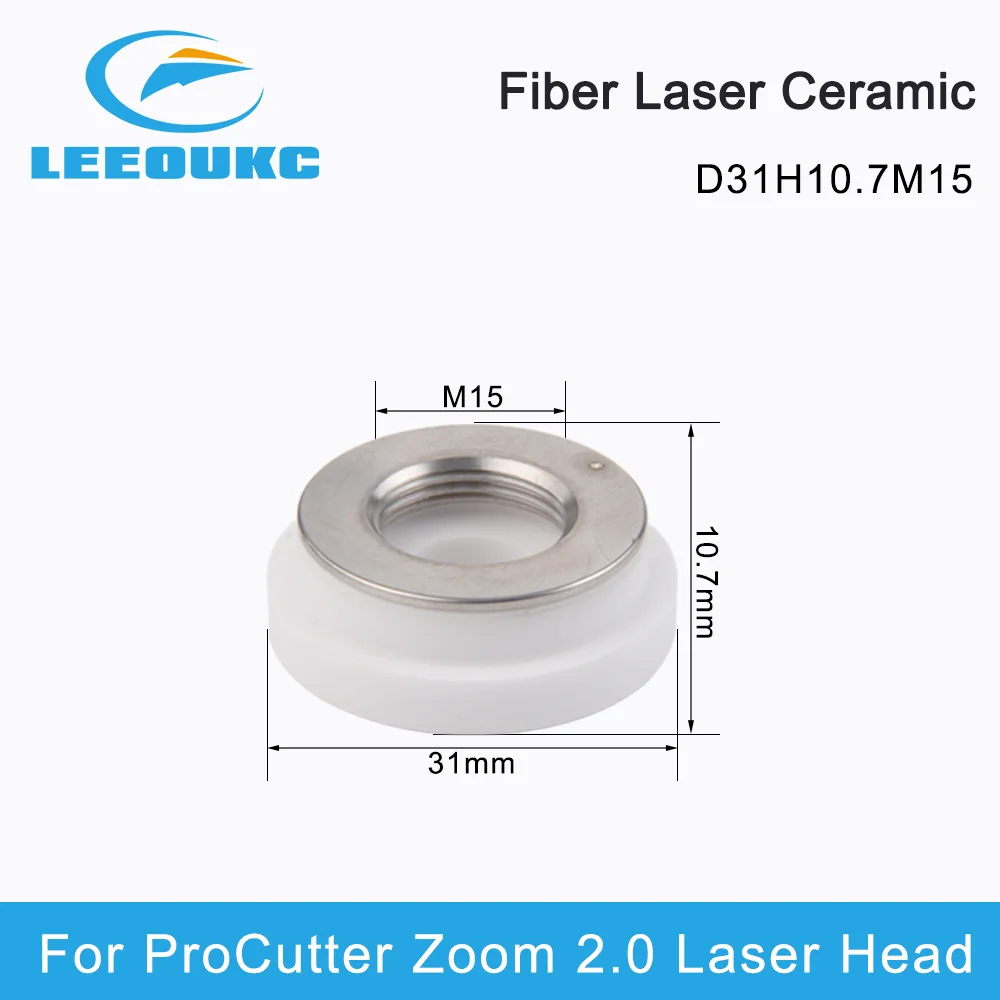 LEEOUKC Fiber Laser Ceramic D31H10.7M11 KTX KT X P0595-92036 For Procutter Fiber Laser Cutting Machine