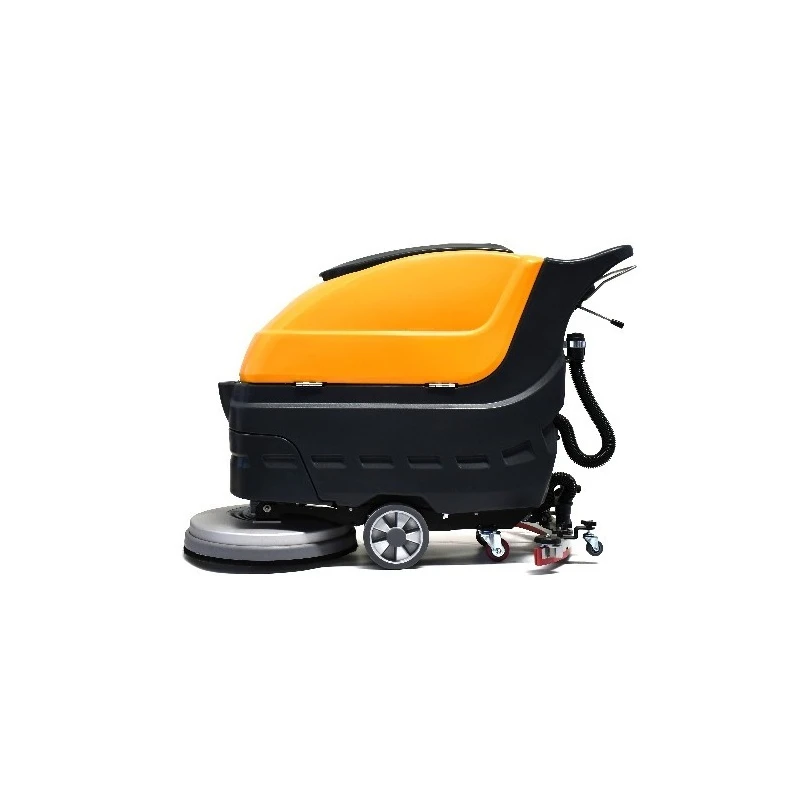 Walk-Behind Electric Floor Washer & Scrubber with  Clean Tank Sewage Tank 850mm Cleaning Width
