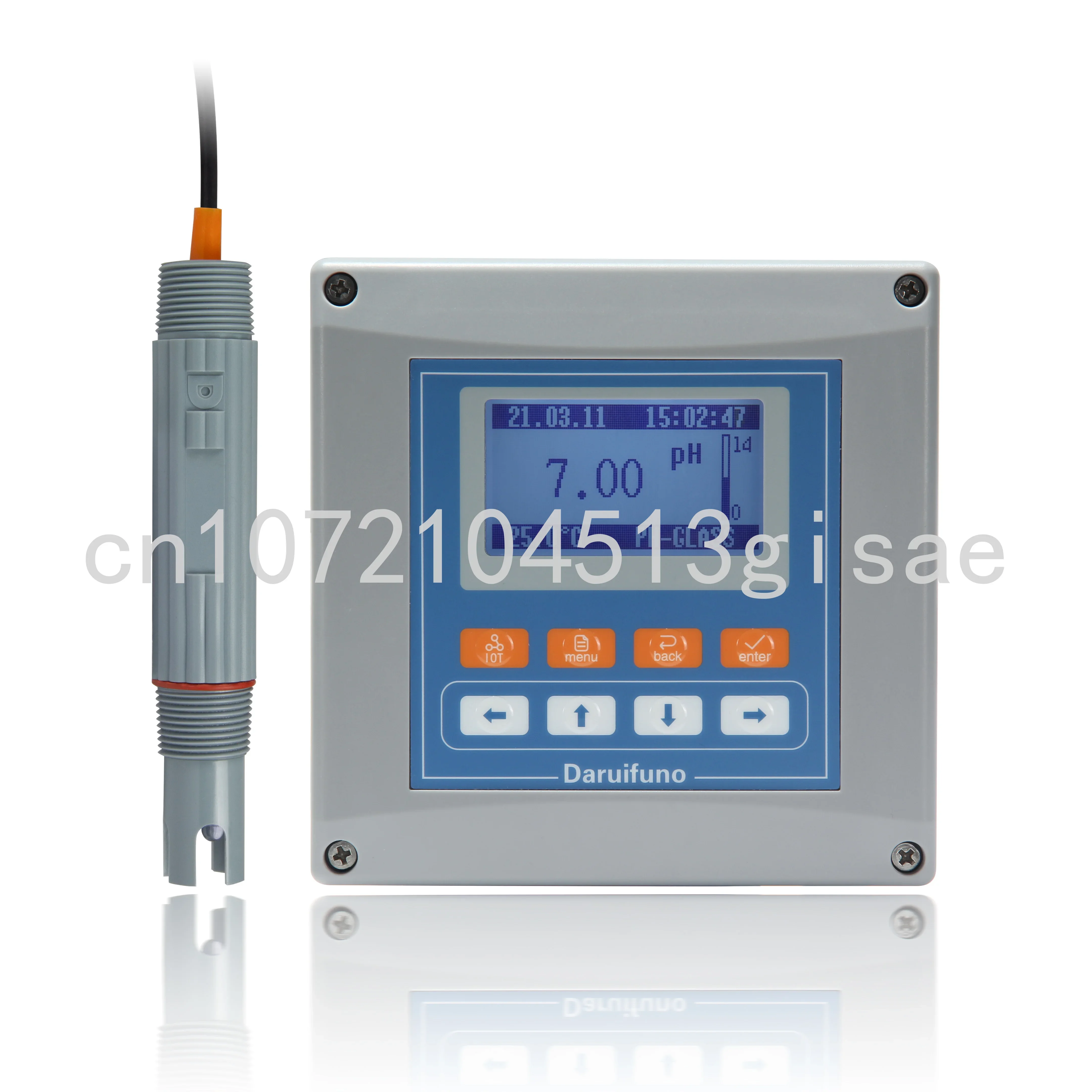 

RS485 ORP PH Controller Digital Ph Meter New Arrival IP66 Waterproof with Dosing Pump DC: 18~36V Daruifuno 0.01ph / 1mv APX2-C3D