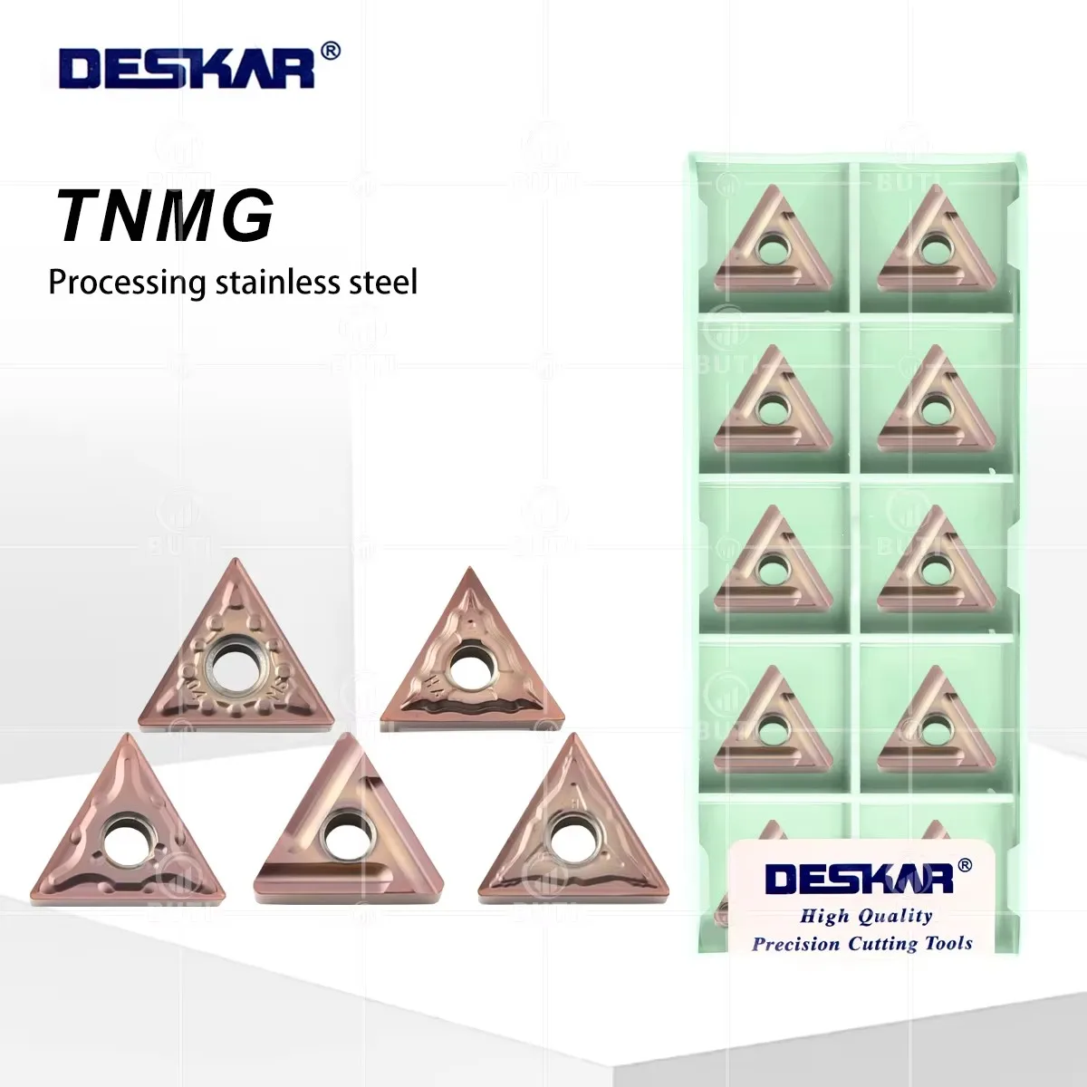 

DESKAR 100% Original TNMG160404 TNMG160408 MA MS JMS MQ HS MF MM R-S L-S LF6118 Turning Tools Stainless Steels Machining Tools