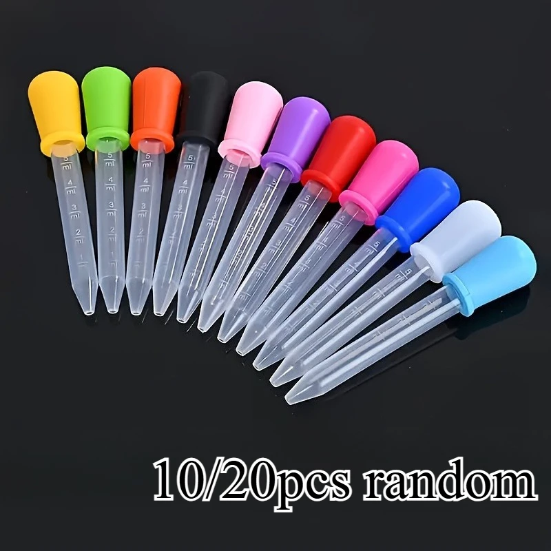 10/20pcs Practical Liquid Dropper, Suitable for Laboratory Experiments and Used for Measuring and Transferring Various Purposes.