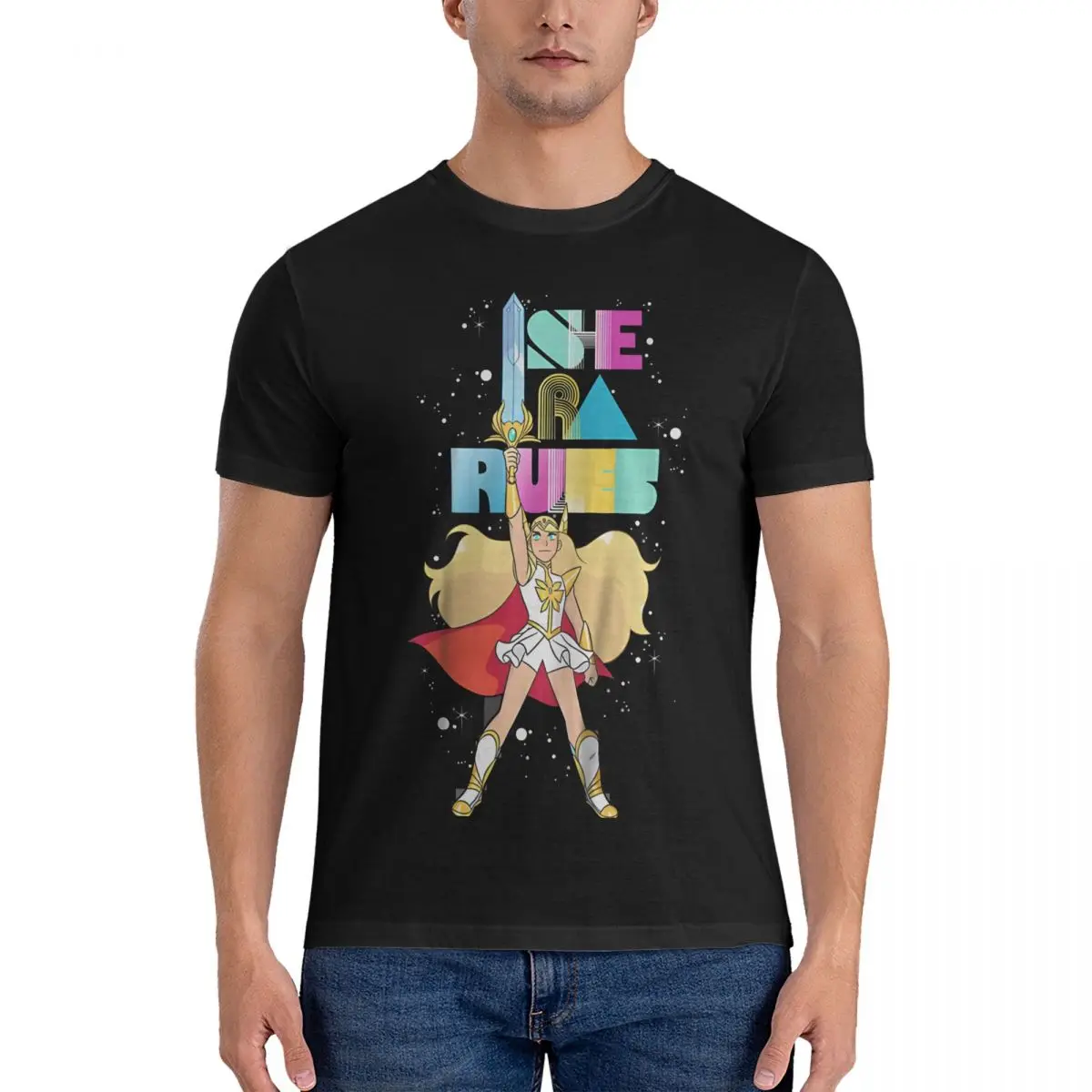 Kids She-Ra Rules Crazy Pure Cotton Tee Shirt Short Sleeve Shera And The Princesses Of Power T Shirts Round Neck