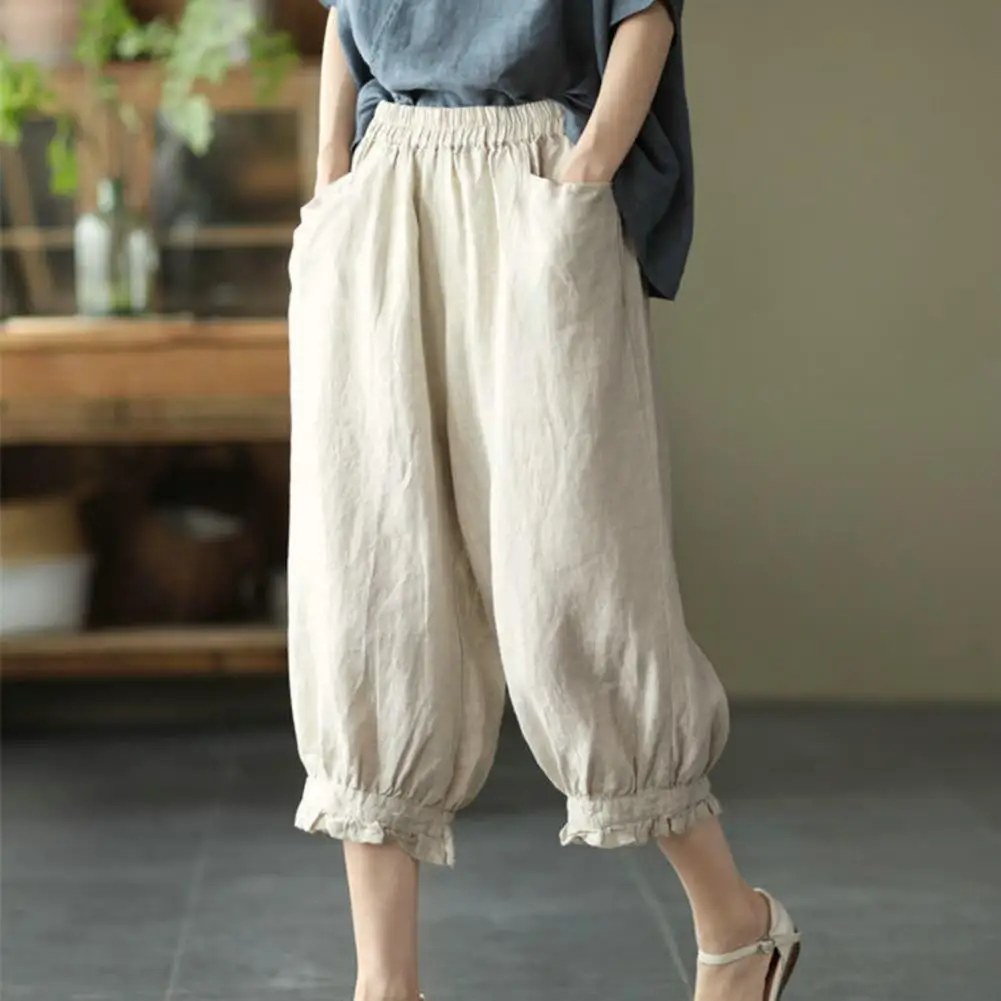 

Women's Harem Boho Loose Pants Casual Hippy Trousers Baggy Harem Sport Pant High Waist Yoga Cozy pantalones de mujer