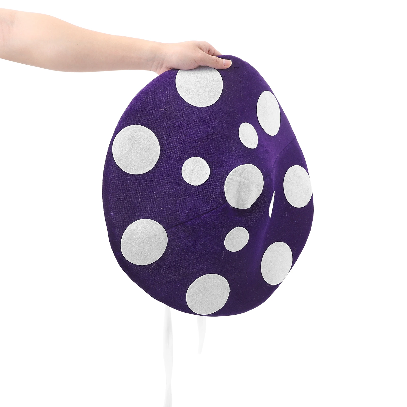 

Oversized Mushroom Hat Purple Cute Spotted Style Secure Fit Festival Party Halloween Christmas Cosplay Headwear Fairy Tale
