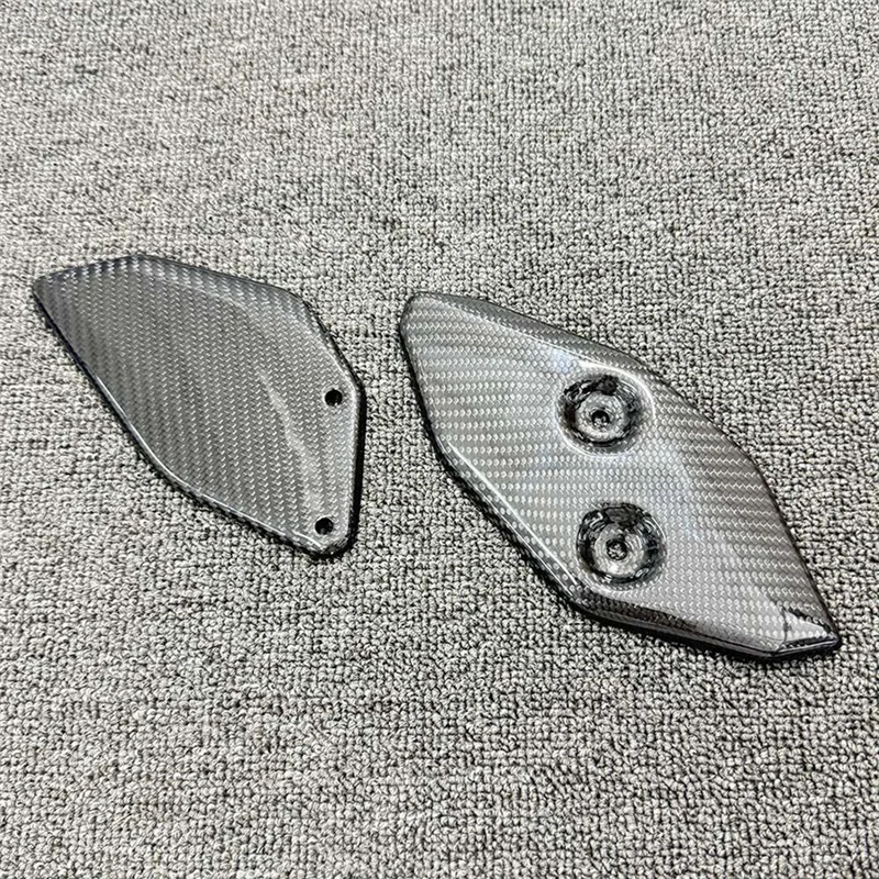 BB-القدم دواسة كعب الحرس ألياف الكربون دراجة نارية الملحقات ل R3 R25 2019-2025